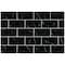 Msi Nero Marquina 3 In. X 6 In. Matte Glass Wall Tile, 40PK ZOR-MD-T-0118 - alternate 1